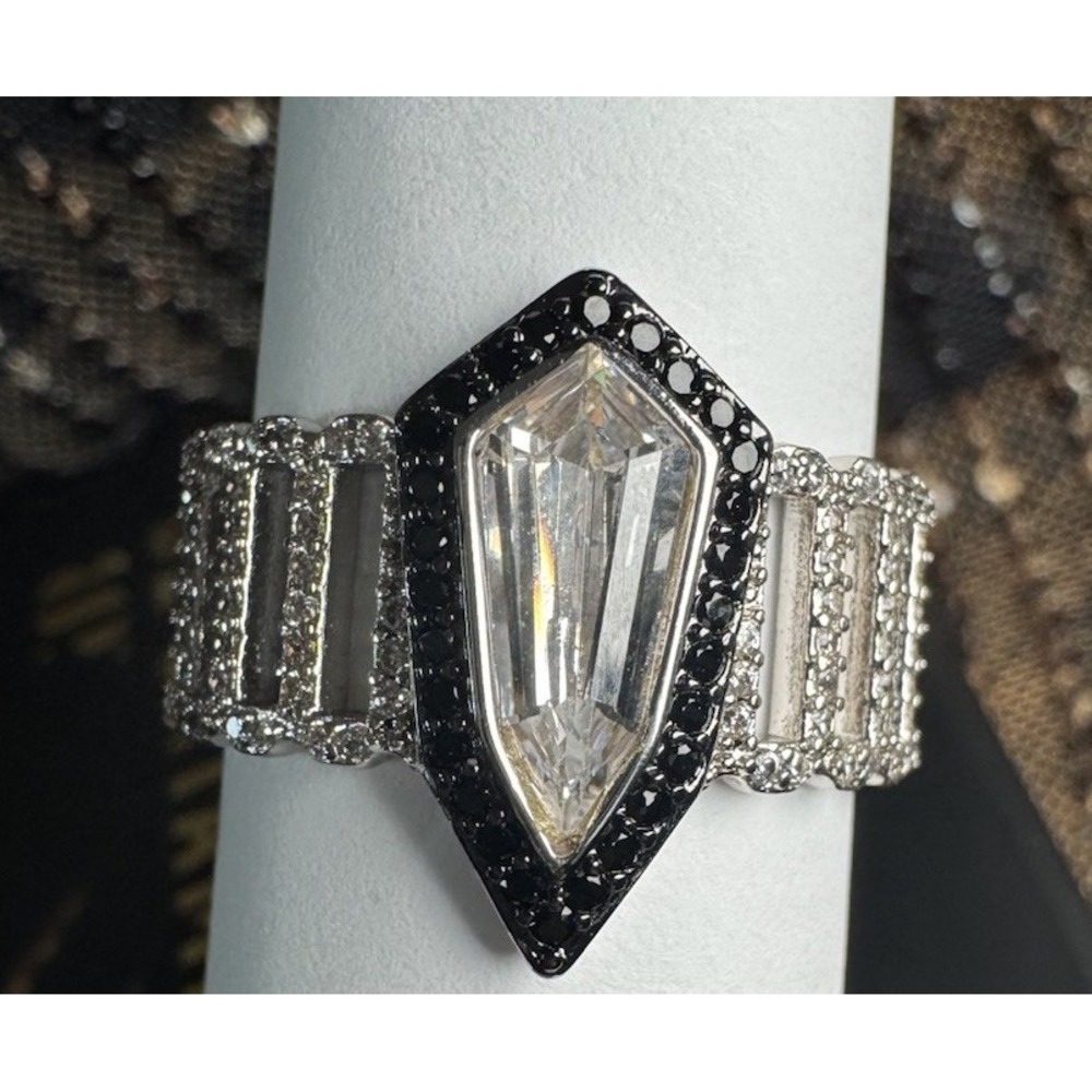 Size 10 Bomb Party Untamed Ring -  RG88717 - Velvet Ambush On Rhodium/hematite